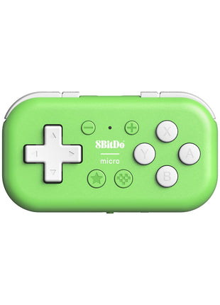 Nargos 8BitDo Micro Bluetooth Key Chain Sized Mini Controller for Nitendo Switch, Windows, Android and macOS (Micro- Green)