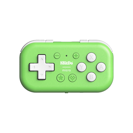 Nargos 8BitDo Micro Bluetooth Key Chain Sized Mini Controller for Nitendo Switch, Windows, Android and macOS (Micro- Green)