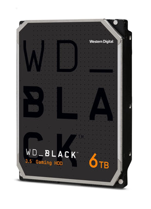 Western Digital 6TB WD_Black Performance Internal Hard Drive HDD - 7200 RPM, SATA 6 Gb/s, 256 MB Cache, 3.5 inch - WD6004FZBX