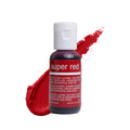 Chefmaster Super Red Liqua-Gel搴?Food Coloring | Vibrant Color | Professional-Grade Dye for Icing, Frosting, Fondant | Baking & Decorating | Fade-Resistant | Easy-to-Use | Made in USA | 0.70 oz