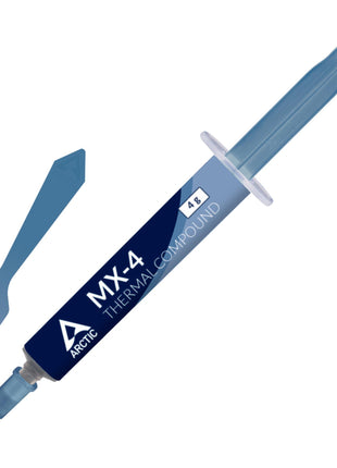 ARCTIC MX-4 (incl. Spatula, 4 g) - Premium Performance Thermal Paste for All Processors (CPU, GPU - PC), Very high Thermal Conductivity, Long Durability, Safe Application