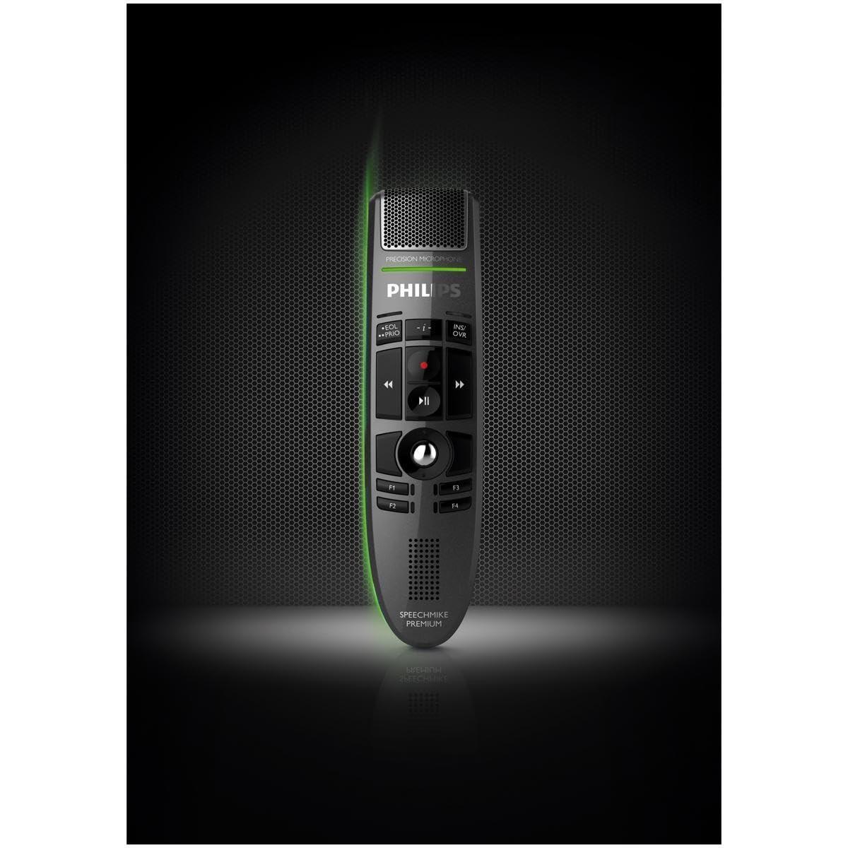 Philips SpeechMike Premium Dictation USB Microphone, Push-Button