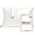 Kitsch Satin Pillowcase with Zipper for Hair & Skin, Softer Than Silk Pillow Cases Standard Size, Wrinkle-Free, Smooth and Cooling Satin Pillow Covers, 19