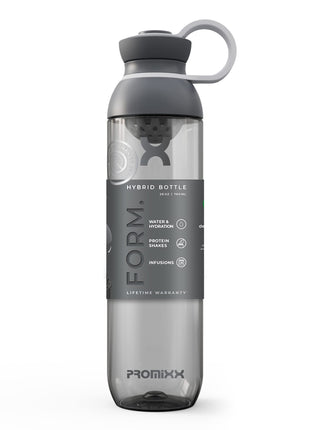 Promixx FORM Protein Shaker Bottle - A Premium for Shakes Infusions and Hydration Durable Gym Bottle, Leakproof Lid, Odorless 26oz (Graphite Gray), (PRO-P-S2-760SHAKER-GGCG)