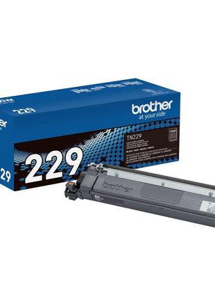 Brother Genuine TN229BK Black Standard Yield Printer Toner Cartridge - Print up to 1,500 Pages(1) | Brother Genuine TN229 Toner with smudge-free performance for HL-L3220CDW, HL-L3280CDW and MFC-L3720CDW