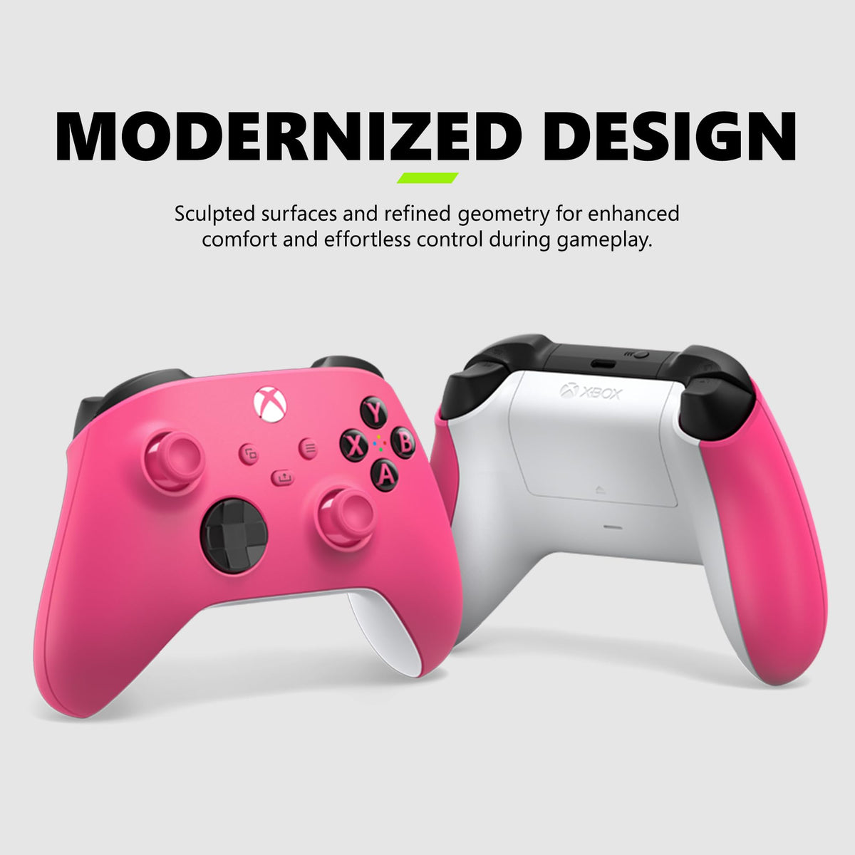 Xbox Wireless Gaming Controller (2025) – Deep Pink – Play on, Windows, Android, iOS, FireTV Sticks, Smart TVs, VR Headsets