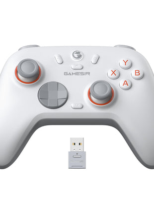 GameSir Nova Lite 2 Wireless PC Controller with Hall Effect Joysticks & Triggers, 2.4G & Wired 1000Hz Polling Rate, Remappable Buttons - Compatible with PC/Switch/Steam/Android (White)