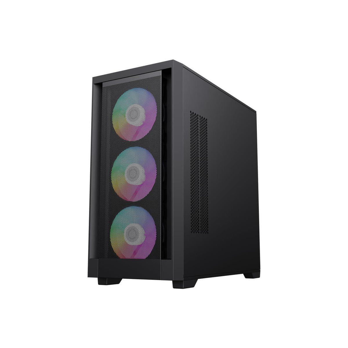 GameMax Defender Mesh Micro-ATX Gaming PC Case Pre-Installed 4X ARGB Fan