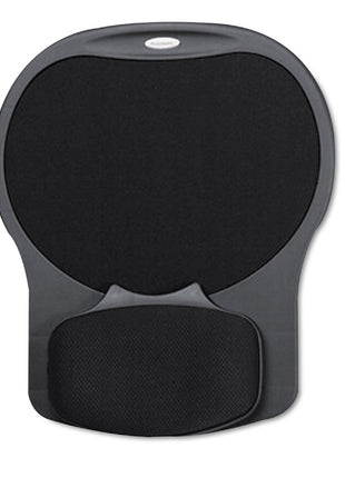 Fellowes Easy Glide Gel Mouse Pad Wrist Rest - Black (93730)
