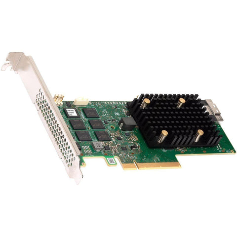 Broadcom MegaRAID 9560-8i - Contrôleur de stockage (RAID) - 8 Canal - SATA 6Gb/s/SAS 12Gb/s/PCIe 4.0 (NVMe) - RAID 0, 1, 5, 6, 10, 50, JBOD, 60 - PCIe 4.0 x8