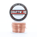 Craftwire USA Solid Bare Copper Wire Round, Bright, Dead Soft, 28 Feet, 5OZ 14 Gauge (Choose 10 to 30 ga.)