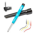 OX Tools Carpenter Pencils Mechanical Set ??Heavy Duty Construction Pencil with Belt Clip, Sharpener, Holder & 4 Refillable 2.8mm Leads ??Precision Mechanical Carpenter Pencil - Woodworking Pencils