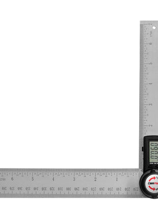 GemRed 82305 Digital Angle Finder GemRed Protractor Stainless steel 7inch 200mm (Black Button)