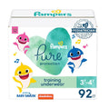 Pampers Pure Protection Training Underwear, Unisex, Size 3T4T, 92 Count, Premium, Hypoallergenic, Soft, Absorbent