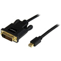StarTech.com 3ft (0.9m) Mini DisplayPort to DVI Cable - Mini DP to DVI Adapter Cable - 1080p Video - Passive mDP 1.2 to DVI-D Single Link - mDP or Thunderbolt 1/2 Mac/PC to DVI Monitor (MDP2DVIMM3B)
