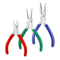 Mr. Pen- Jewelry Pliers Kit, 3 Pack Mini Chain Nose Pliers Wire Cutters for Jewelry Craft & Earring Making