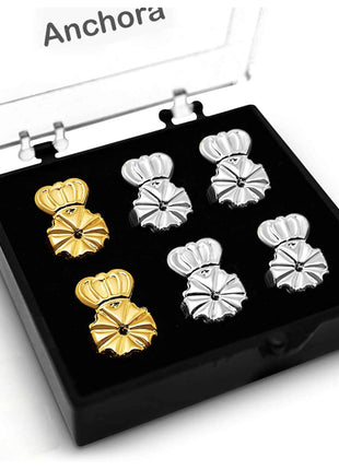 Original Magic Earring Backs for Droopy Ears | Earrings Lifters for Heavy Earring | Earlobe Secure Clear Miracle | Fits Standard 20G / 0.032' / 0.8mm Posts ONLY (2 Silver 1 Gold)