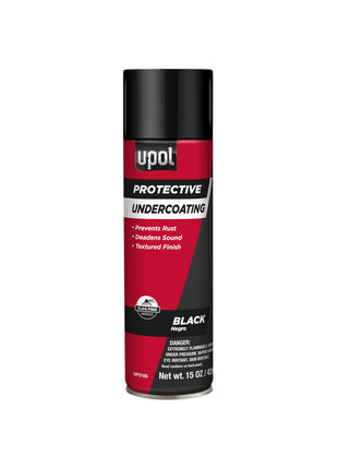 U-POL Undercoating Spray, Vehicle Protection Spray with Textured Finish & Anti-Rust Technology, Black