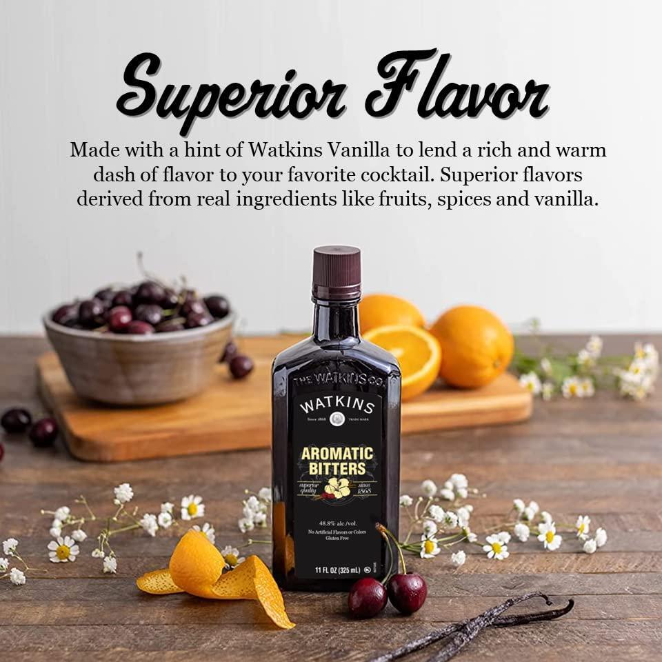 Watkins Aromatic Cocktail Bitters, 4 Oz.