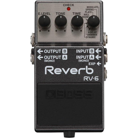 BOSS RV 6 Reverb Guitar Pedal (RV 6)