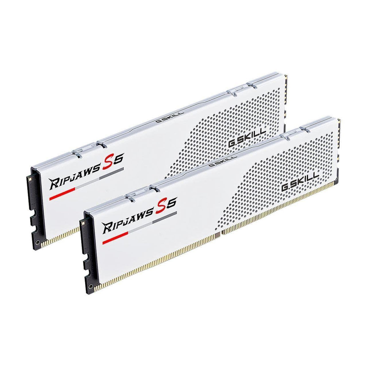 G.SKILL Ripjaws S5 Series (Intel XMP 3.0) DDR5 RAM 96GB (2x48GB) 5200MT/s CL40-40-40-83 1.10V Desktop Computer Memory UDIMM - Matte White (F5-5200J4040A48GX2-RS5W)