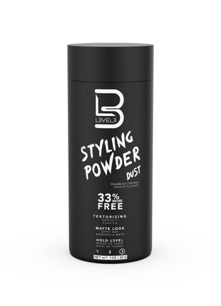 L3 Level 3 Styling Powder - Natural Look Mens Powder - Easy to Apply with No Oil or Greasy Residue (Small - 30 Grams)