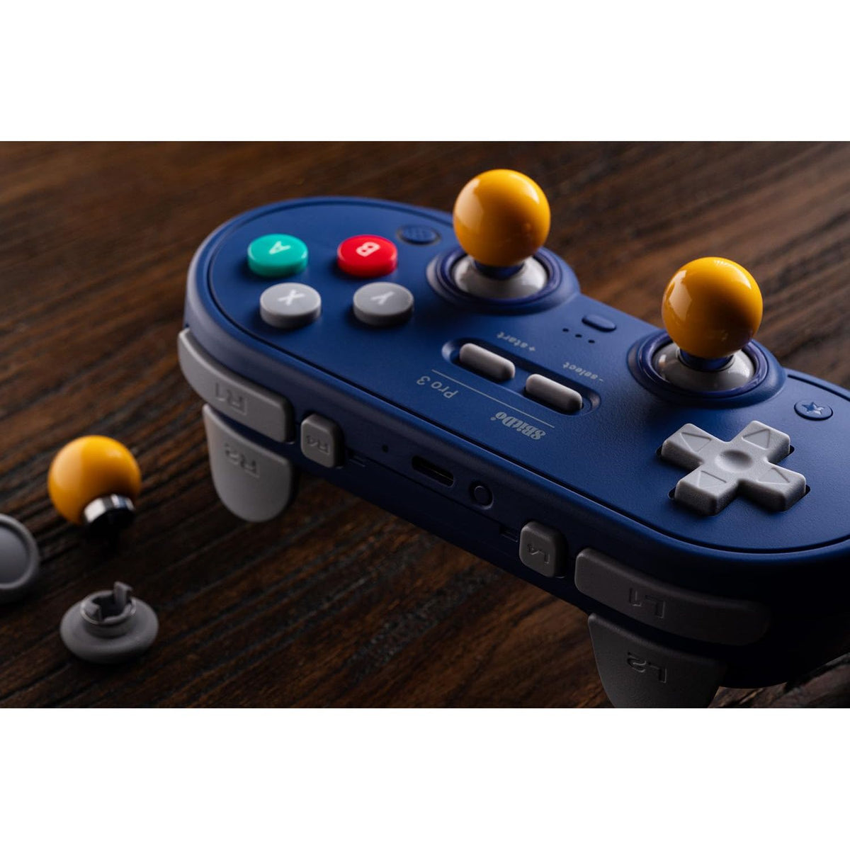 8BitDo Pro 3 Bluetooth Controller for Switch/Switch 2 – TMR Joysticks, Swappable ABXY Buttons, Pro Back Buttons, Charging Dock, Hall Effect Triggers, for Windows, Apple, SteamOS, Android - Purple