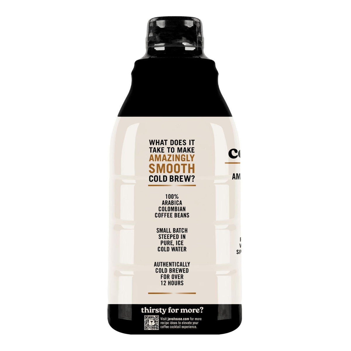 Java House Cold Brew Espresso Cocktail Mix – Premium 100% Arabica Cold Brew Concentrate – Smooth Coffee With French Vanilla Notes – 32oz Bottle (Makes 32 Cocktails)