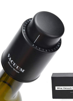 [2 PACK] Wine Bottle Stoppers,Real Vacuum Stoppers,Reusable Wine Preserver,Wine Corks Keep Fresh,Best Christmas and Birthday Gifts for Wine Lovers.