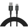 CODi 6ft USB-A to USB-C Charging Cable | Braided Nylon Fast Charge & Sync Cord | Durable Aluminum Housings for Android, Tablets, and More