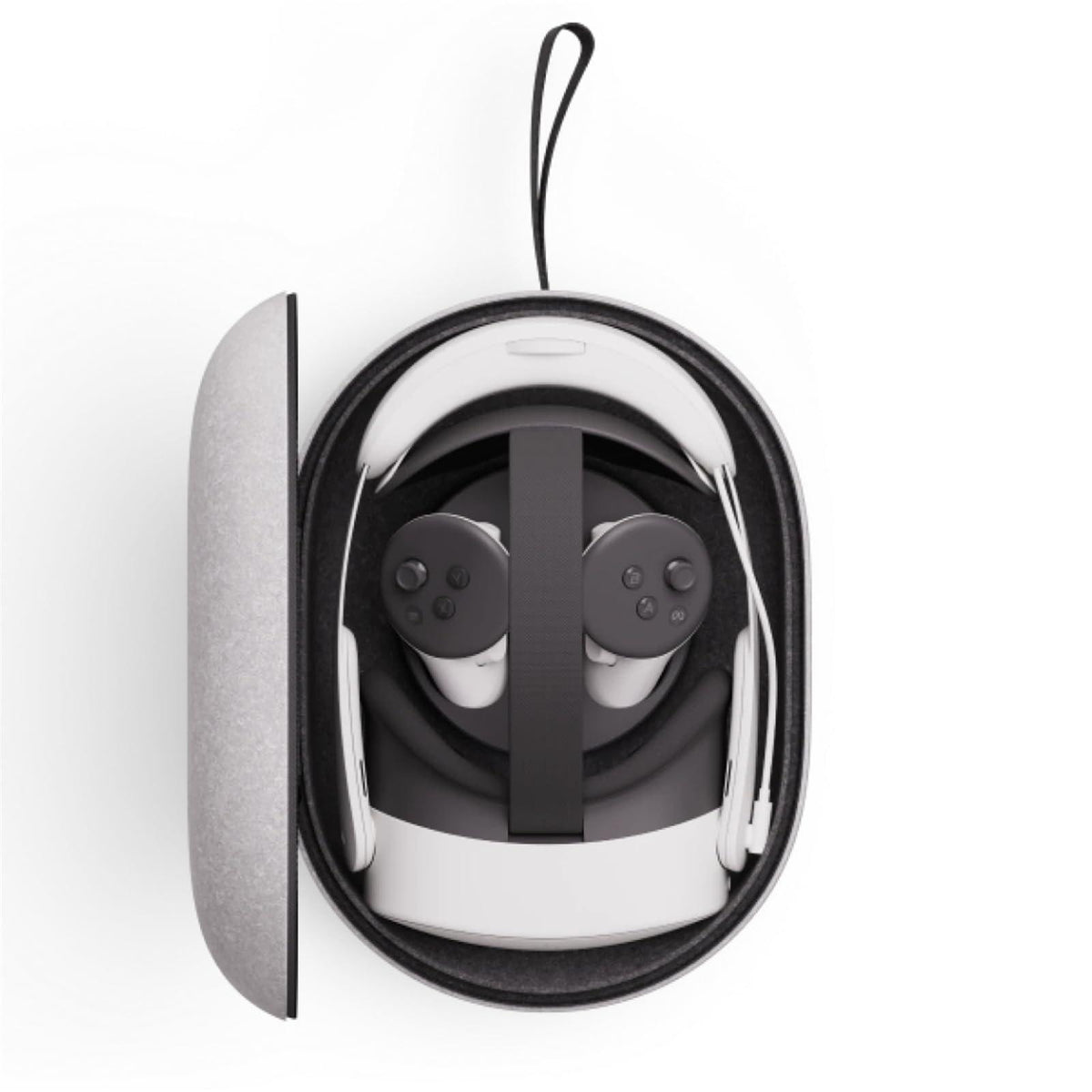 Meta Quest Carrying Case — Works with Meta Quest 3/3S — Premium Style and Protection — Fits Quest 3/3S, Touch Plus Controller, Headstrap, Active Straps, Charging Cable and Adapter