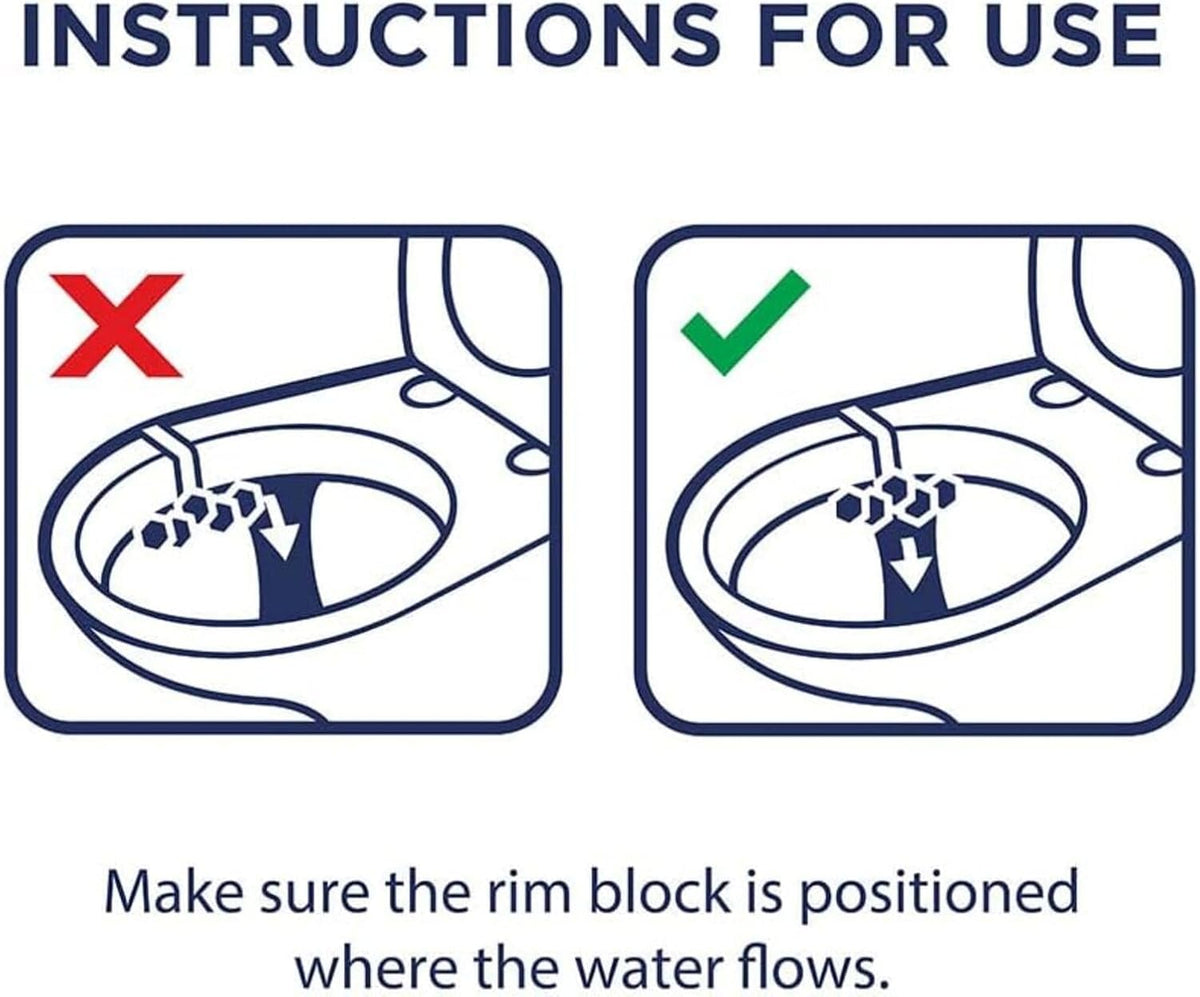 Domestos Power 5 Ocean Toilet Rim Block 55g