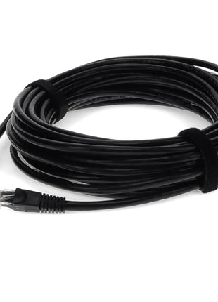 AddOn 50ft RJ-45 (Male) to RJ-45 (Male) Straight Black Cat6 UTP PVC Copper Patch Cable