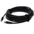 AddOn 50ft RJ-45 (Male) to RJ-45 (Male) Straight Black Cat6 UTP PVC Copper Patch Cable