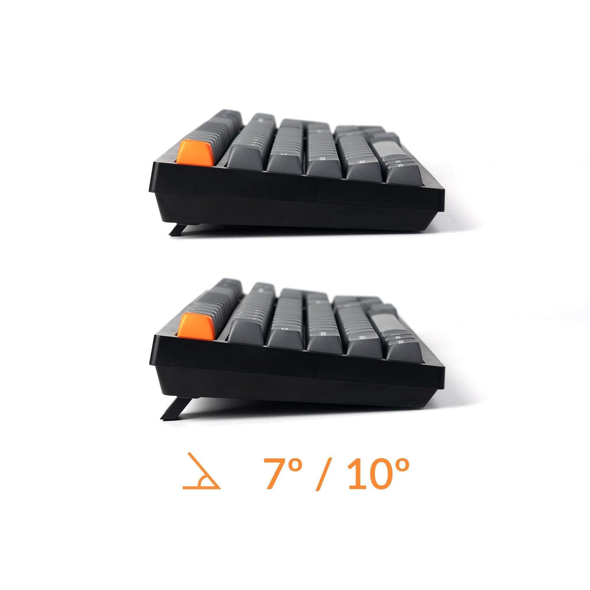 Keychron K8 Max QMK Wireless Custom Mechanical Keyboard, Hot Swappable TKL 80% Layout Bluetooth/2.4G/USB-C Programmable, Aluminum Frame Super Red Switch NKRO Gaming Keyboard for Mac/Windows