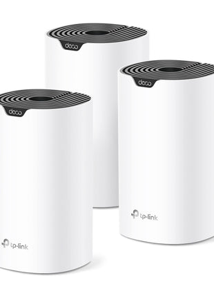 TP-Link Deco S4 Mesh AC1900 WiFi System - Up to 5,500 Sq.ft. Coverage, Replaces WiFi Router and Extender, Gigabit Ports, Works with Alexa, Deco S4(3-Pack)