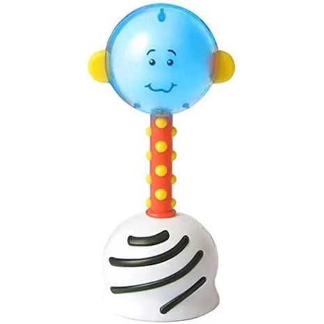 SmartNoggin NogginStik Light-up Developmental Rattle - Color Changing, Textured for Grasping, Mirror & Rattle Sound - Sensory Toy for Babies, Ages 0-12 Months