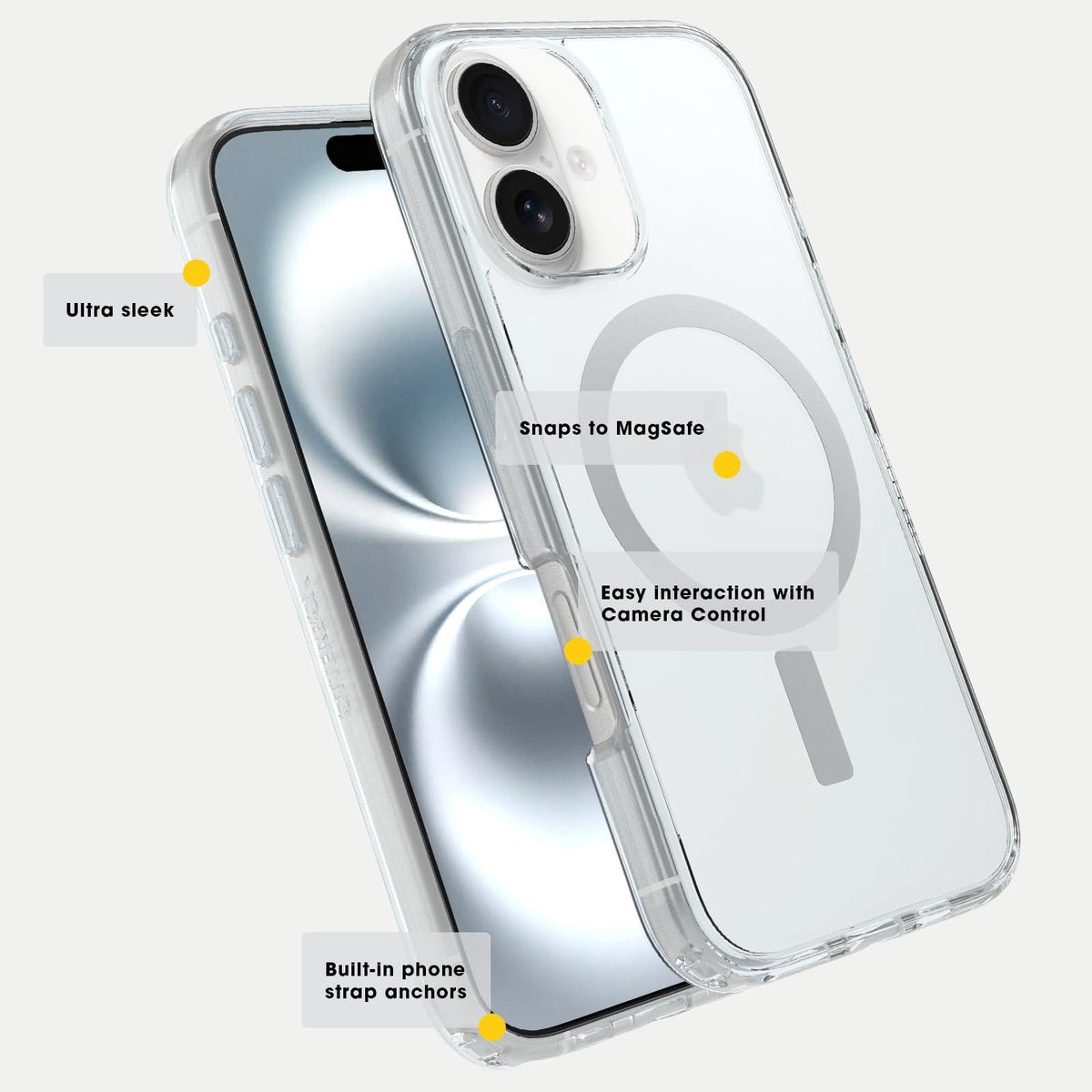OtterBox iPhone 16 Pro Symmetry Series Clear Case - Clear