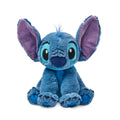 DISNEY STORE Official Stitch Medium Soft Toy for Kids, Cuddly Character with Fuzzy Texture and Embroidered Details, Flexible Floppy Ears, Disney Plushy Suitable for All Ages.