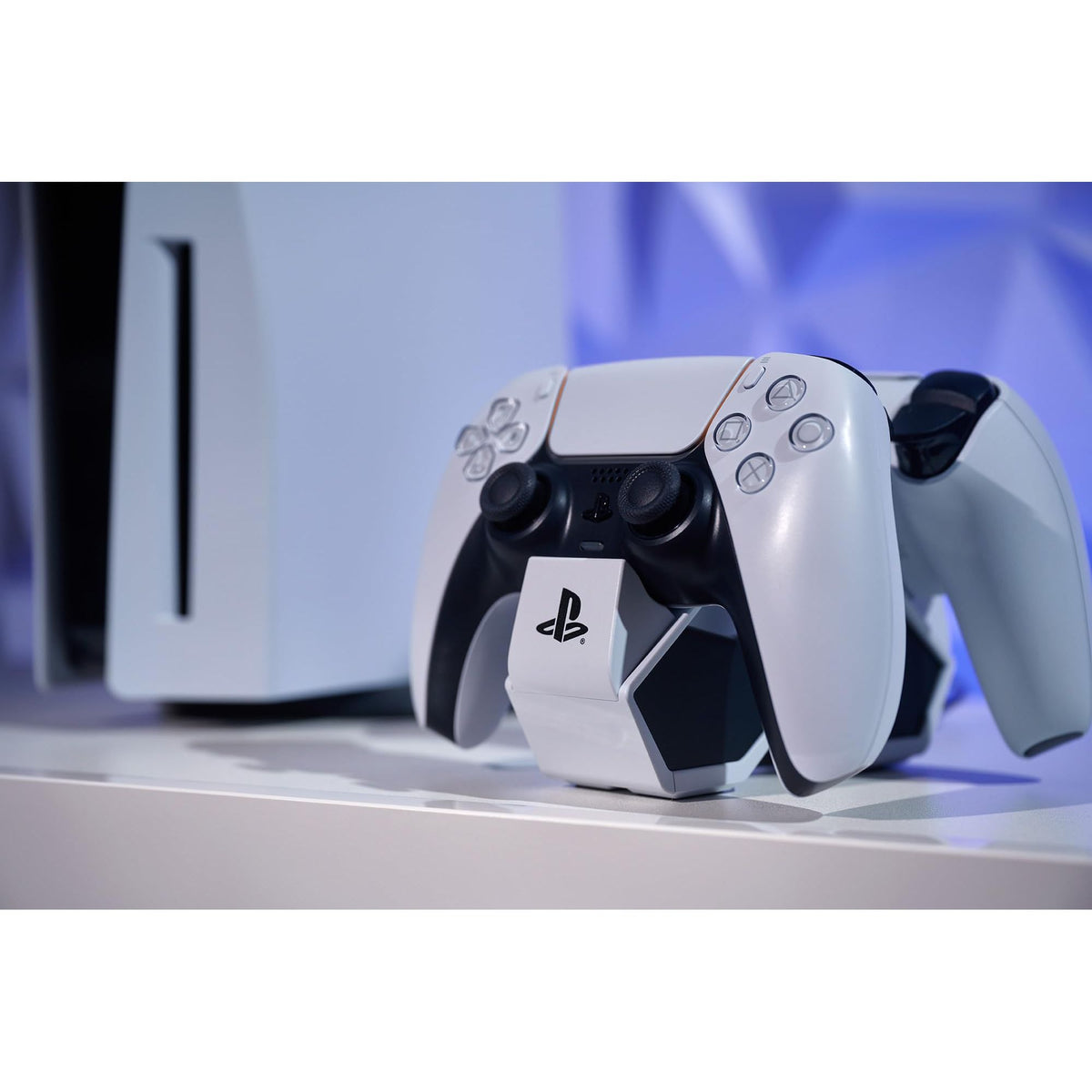 PowerA Twin Charging Station for Dualsense Wireless Controllers, Charge, Sony PlayStation, PS5, Officially Licensed