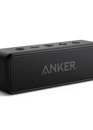 Anker Soundcore 2 Portable Bluetooth Speaker with Stereo Sound, Bluetooth 5, Bassup, IPX7 Waterproof, 24-Hour Playtime, Wireless Stereo Pairing, Speaker for Home, Outdoors, Travel