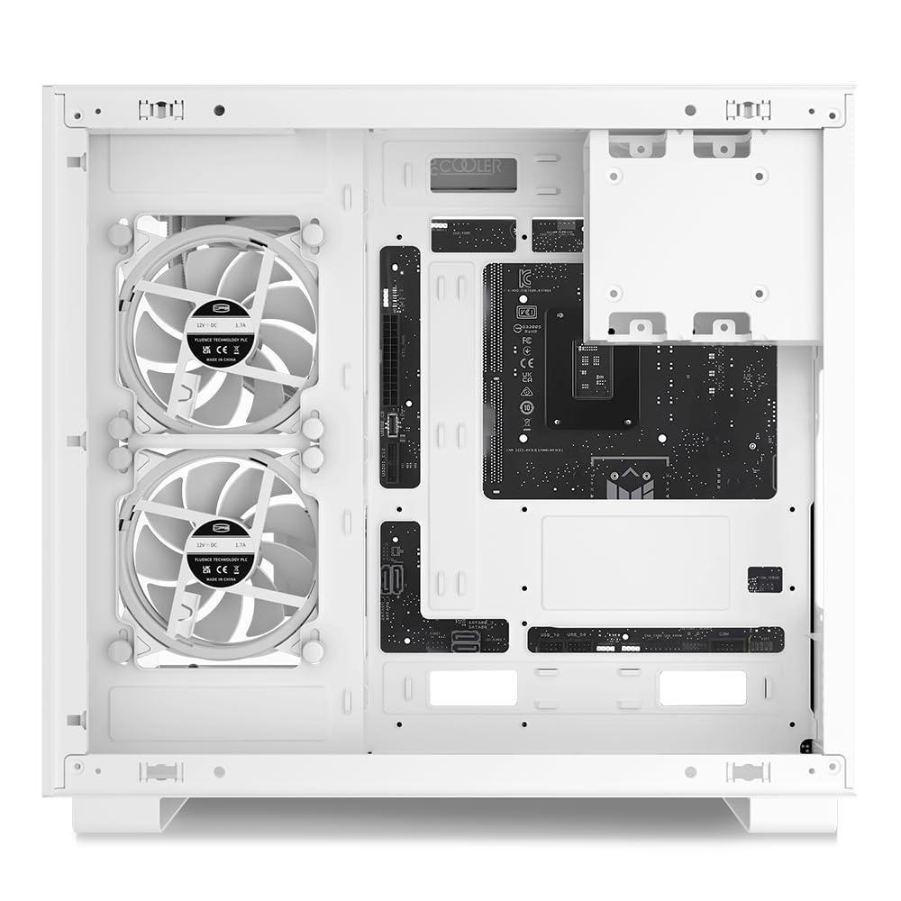 PCCOOLER CPS - C3 T500 ARGB White - Mid Tower - Gaming Desktop Case with 6 ARGB Fans - ATX/M-ATX/ITX - 270 Column Free Panoramic View - 360MM Radiator & 400MM GPU Support (C3-T500WHD6-GL)