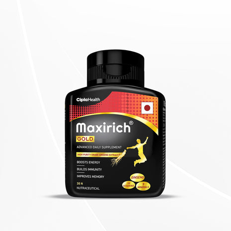 Cipla Maxirich Gold Daily Multivitamin 30 Softgels