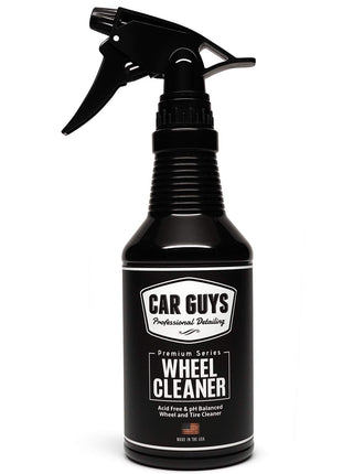 CarGuys Wheel Cleaner | Effective Rim and Tire Cleaner | Safe & Versatile Brake Dust Remover for Alloy, Chrome, Aluminum Rims, White Wall Tires, and More! | 18 Oz