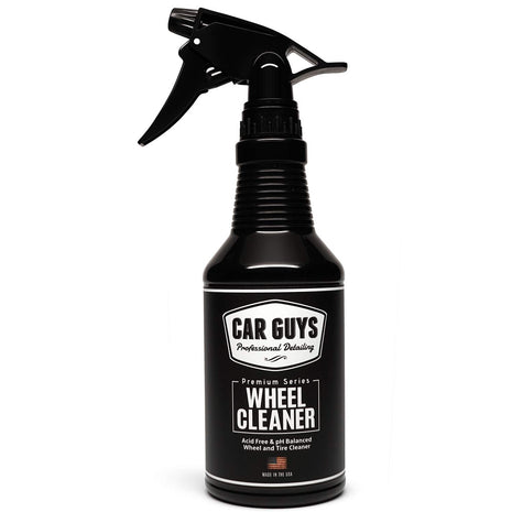 CarGuys Wheel Cleaner | Effective Rim and Tire Cleaner | Safe & Versatile Brake Dust Remover for Alloy, Chrome, Aluminum Rims, White Wall Tires, and More! | 18 Oz