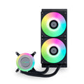 Lian Li Galahad II Lite Liquid Cooler 240mm RGB Fans–AIO CPU Water Cooling, Customizable ARGB Pump Block, Low Noise Hydraulic Bearing, Switchable Lid & 28mm PBT Fan for LGA 1700/1851/AM5/4(GA2L24RB).