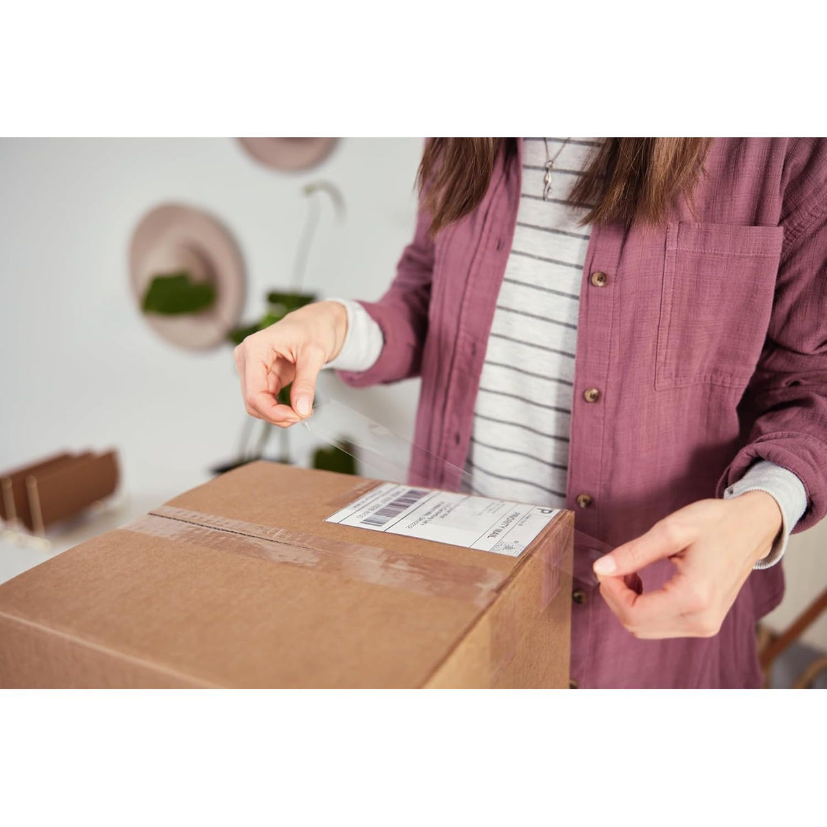 Duck HD Clear Packing Tape Refills - 6 Rolls of Strong Heavy Duty Packing Tape for Shipping and Moving, Boxes and Packaging - 1.88 In. x 54.6 Yards - 3" Core - Clear (441962)