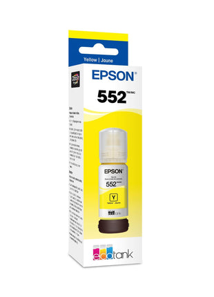 Epson 552 EcoTank Ink Ultra-high Capacity Bottle Yellow (T552420-S) Works with ET-8500, 8550