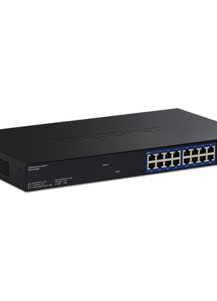 TRENDnet 18-Port Multi-Gig Web Smart Switch, TEG-3182WS, 16 x 2.5Gb Ports, 2 x 10Gb SFP+ Ports, NDAA TAA Compliant, Lifetime Protection, Remote Cloud Management, Black