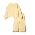 Amazon Essentials x Sofia Grainge Toddler Girls' French Terry Pant and Top Set, Butter Yellow, 3T